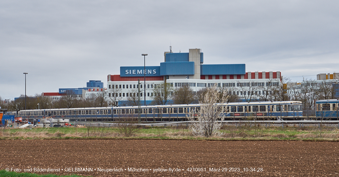 29.03.2023 - Baustelle REVO und Umgebung in Neuperlach